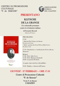 Presentazione libro - KLITSCHE DE LA GRANGE klitsche