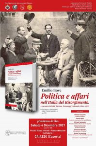 Presentazione libro "Politica e affari nell'Italia del Risorgimento" politica e affari