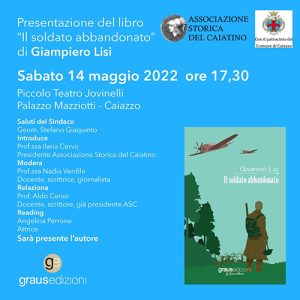 Presentazione libro "Il soldato abbandonato" il soldato abbandonato
